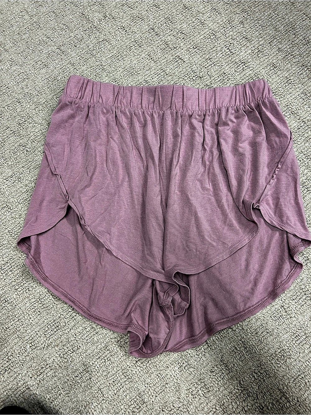 Old Navy Sunday Sleep Dolphin-Hem Pajama Shorts Pink Small